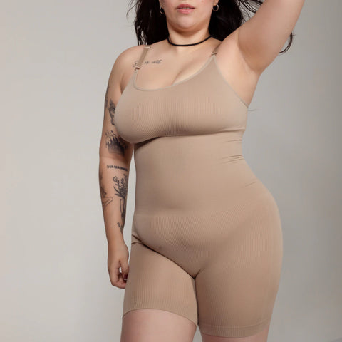 Catsuit Corto Modelador con Tazas